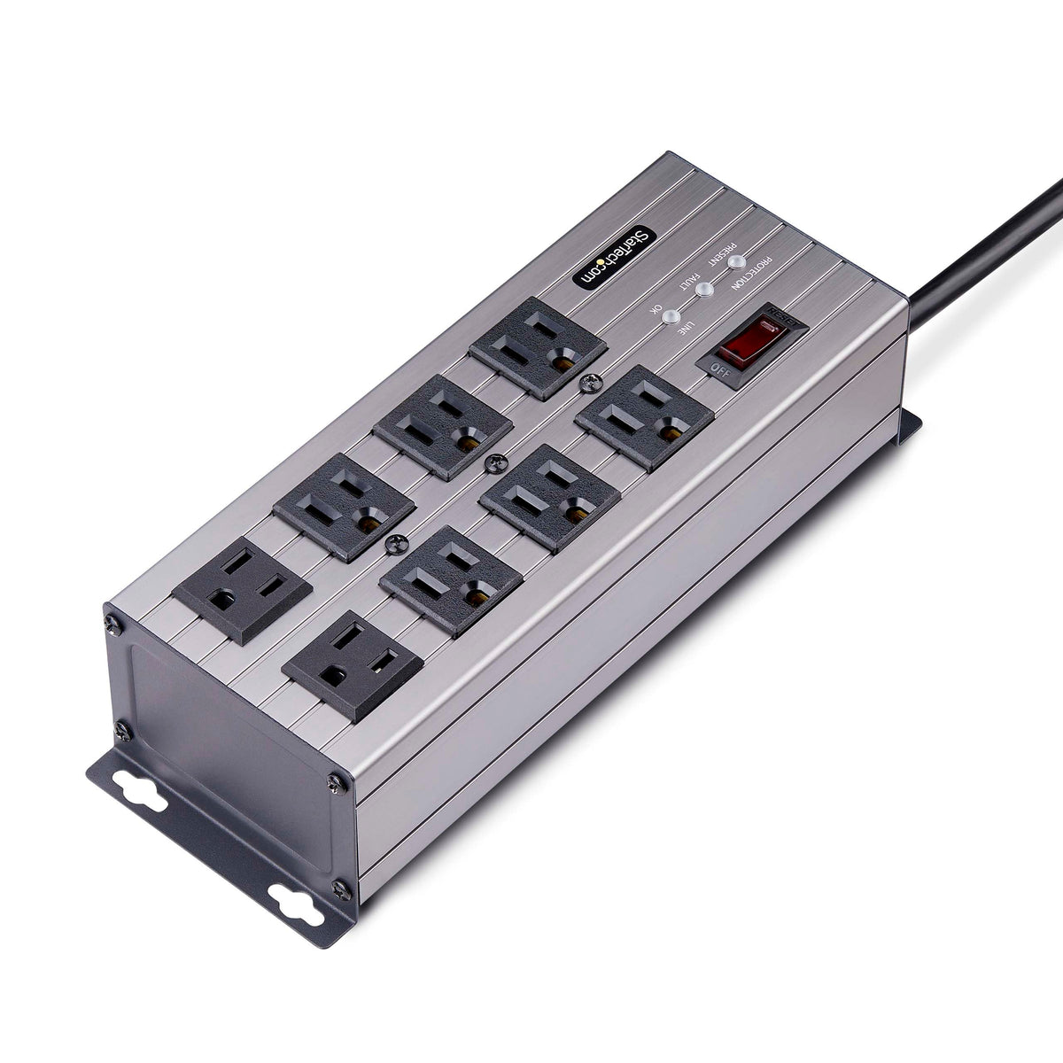 StarTech.com 12ft cord PDU for long runs in server rooms and labs