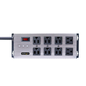 StarTech.com 3960-joule surge protector shields equipment from power spikes