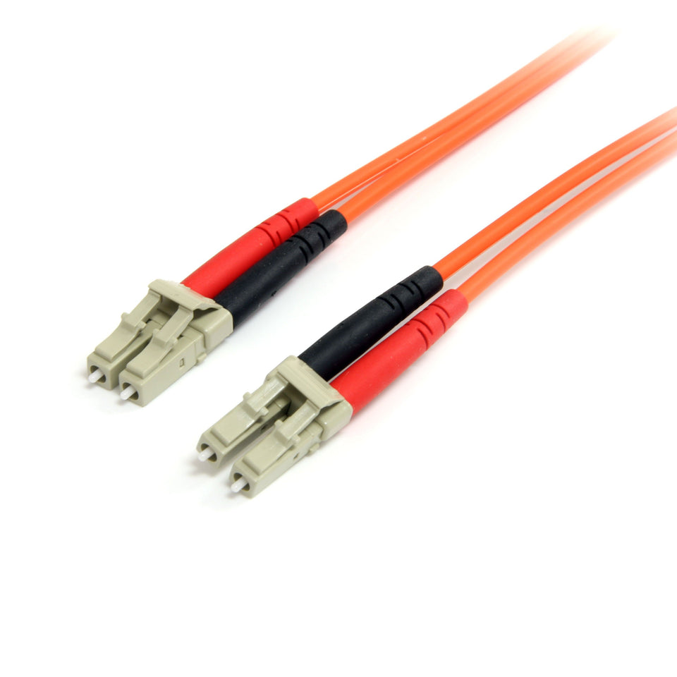 StarTech 3m LC-LC fiber patch cable for OM1 multimode networks.