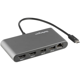 StarTech.com portable Thunderbolt 3 dock delivering 4K60Hz via HDMI with driverless setup.