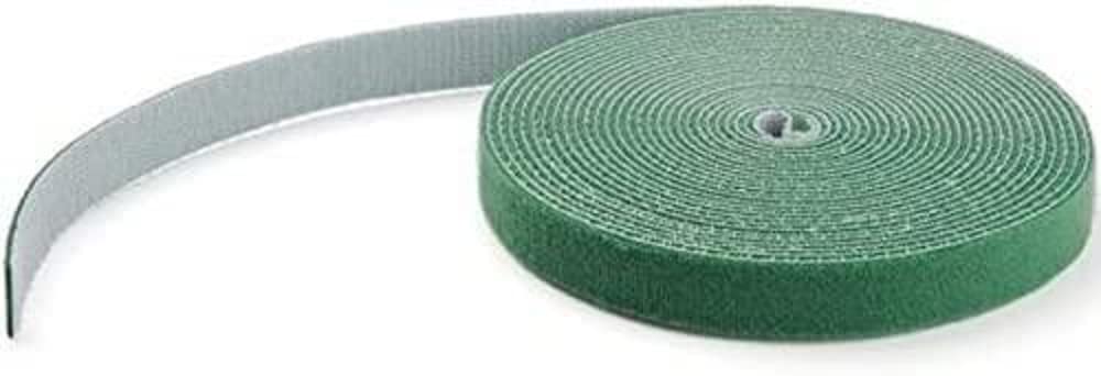 StarTech.com 50ft hook-and-loop roll in green for adjustable, reusable cable organization.