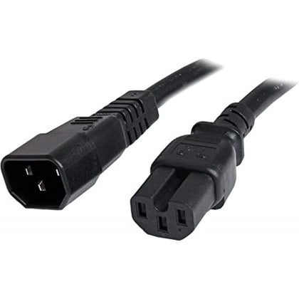 StarTech.com 6ft C14 to C15 extension cord for high-power equipment.