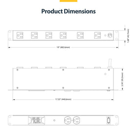 StarTech.com 19-inch rack compatibility simplifies data center integration.