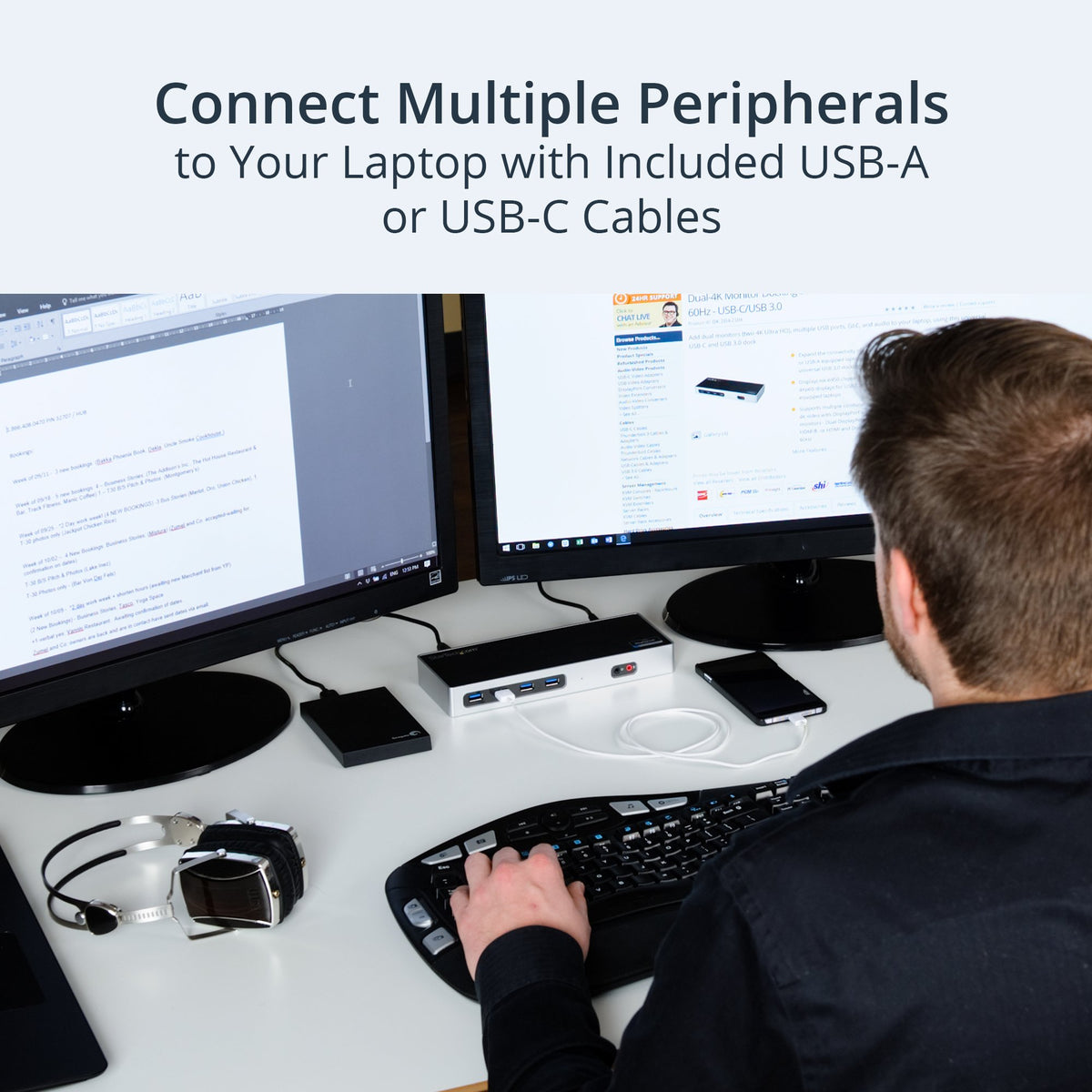 Supports DP and HDMI displays for flexible monitor pairing