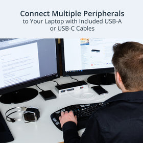 Supports DP and HDMI displays for flexible monitor pairing