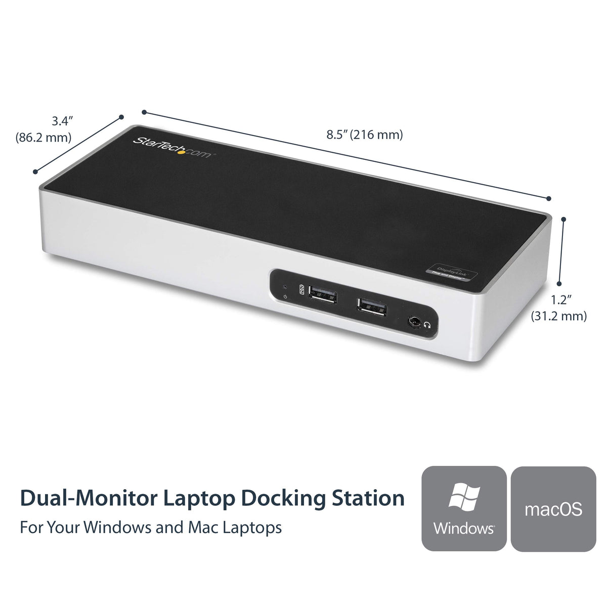 StarTech.com DK30ADD HDMI video port for flexible display options.