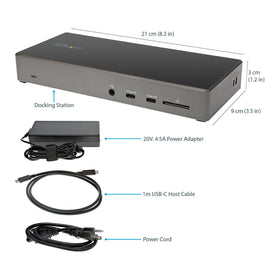StarTech.com DK31C2DHSPD gigabit Ethernet port for stable network access.
