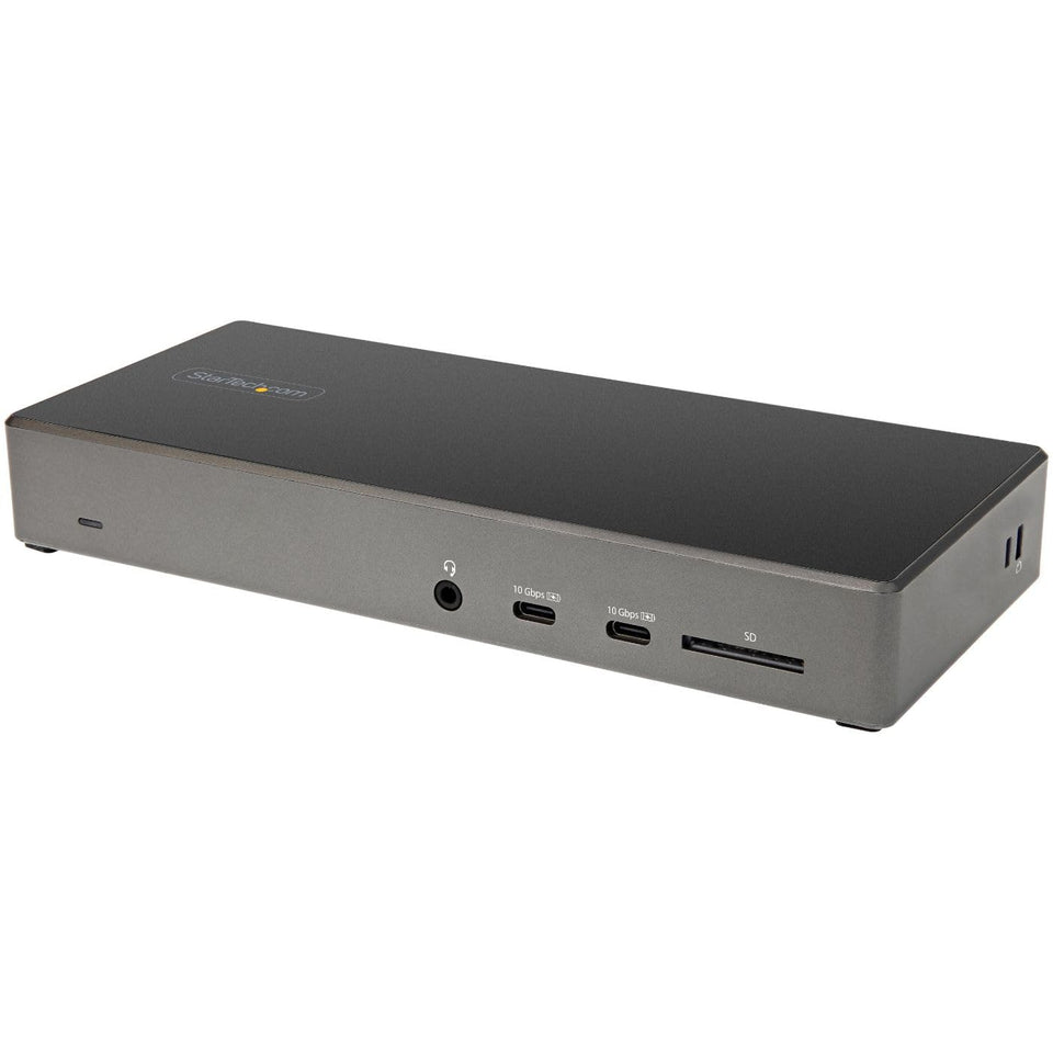 StarTech.com DK31C2DHSPD triple 4K monitor outputs for immersive productivity.