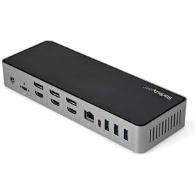 StarTech.com six-port hub with fast USB-C and USB-A downstream outputs.