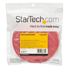 StarTech.com roll next to scissors showing cut-to-size convenience and adjustable length