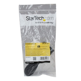 StarTech.com 3ft cable beside ruler showing compact length for tidy cable management
