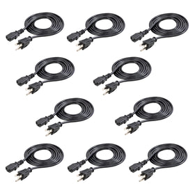 StarTech.com 18 AWG 6 ft power cable construction for durable connections.