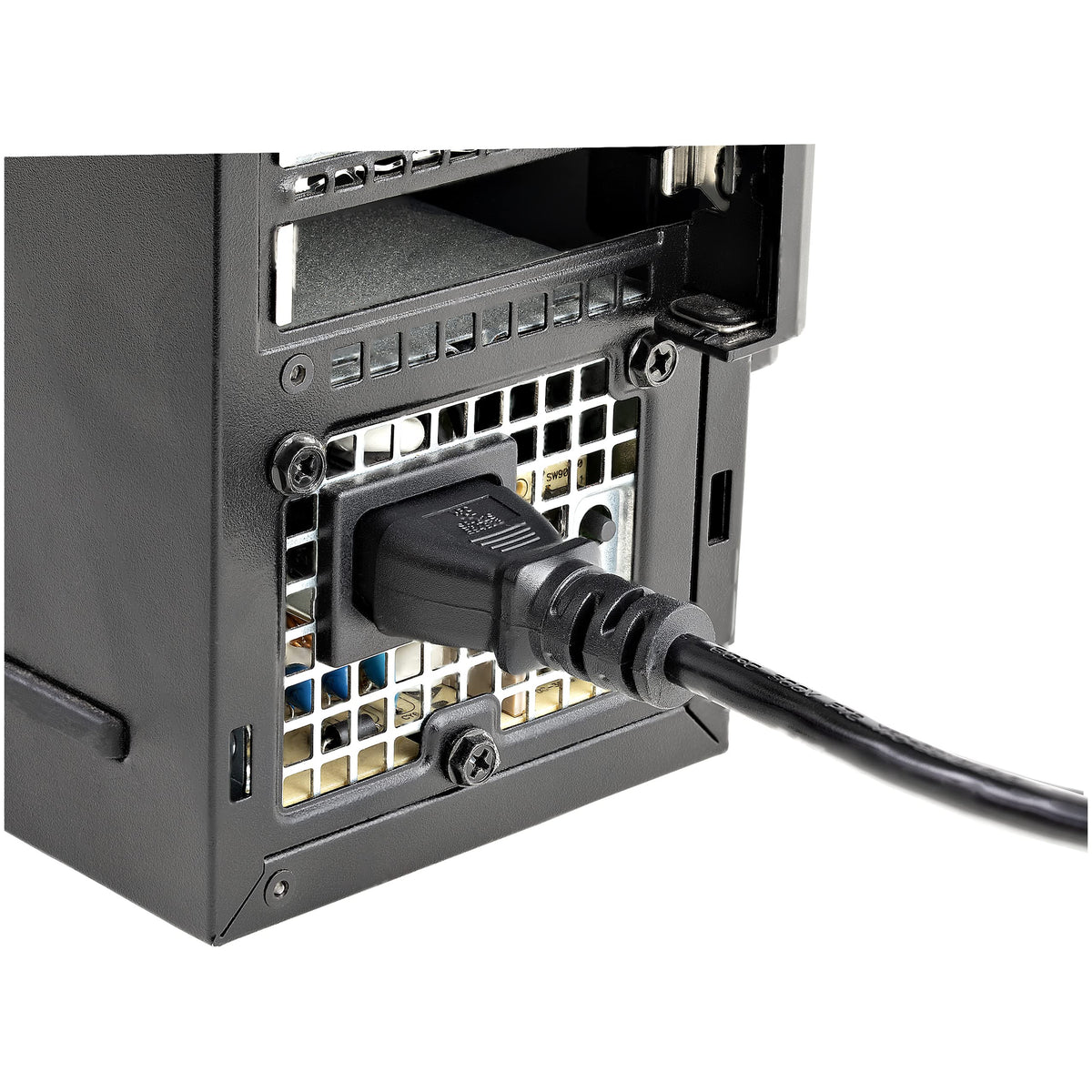 StarTech.com UL listed safety labeling on the power cord.