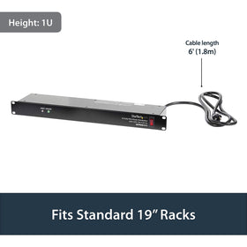 StarTech RKPW081915 fits compact 1U racks for server rooms