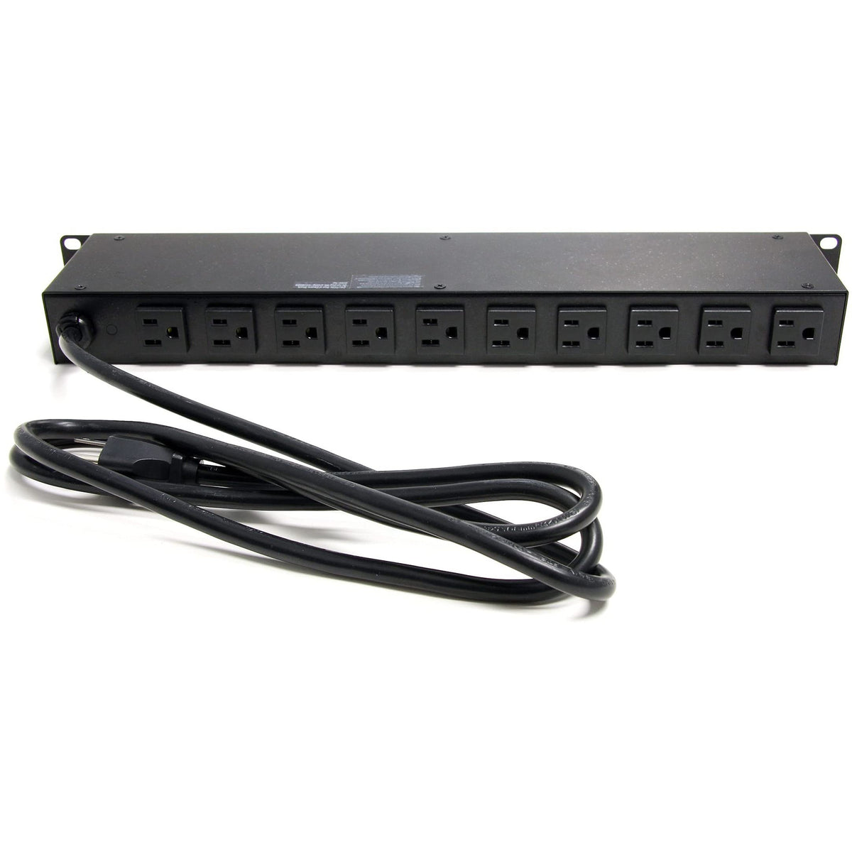 RKPW161915 1U rack-mount installation on a standard 19-inch rack.