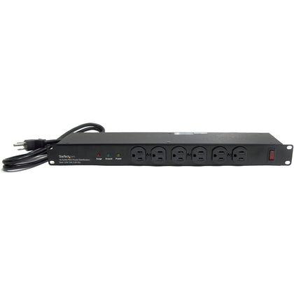 StarTech RKPW161915 front panel with 16 outlets for easy access and cable management.