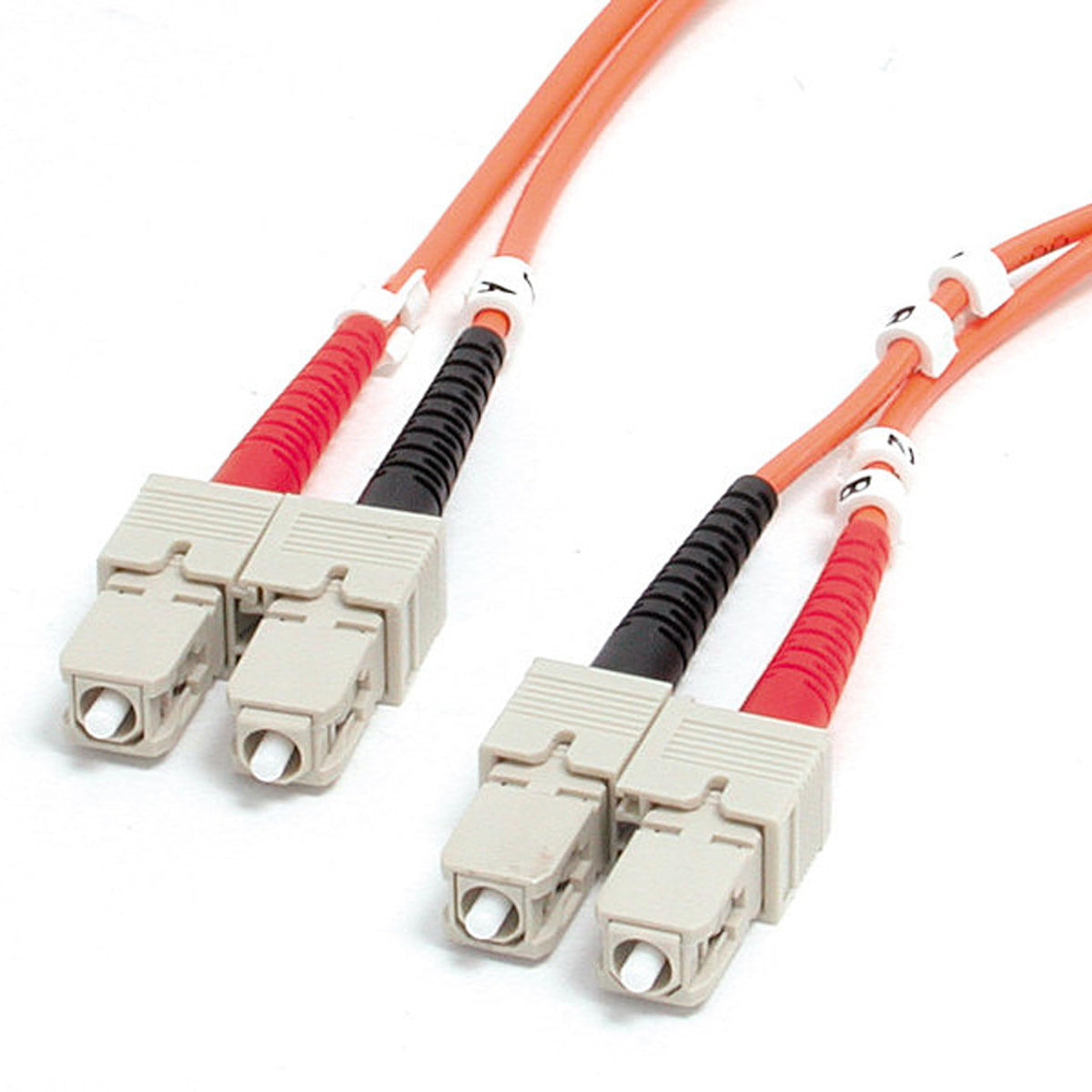 StarTech SC to SC OM1 1m fiber patch cable enables high-speed network connectivity between devices