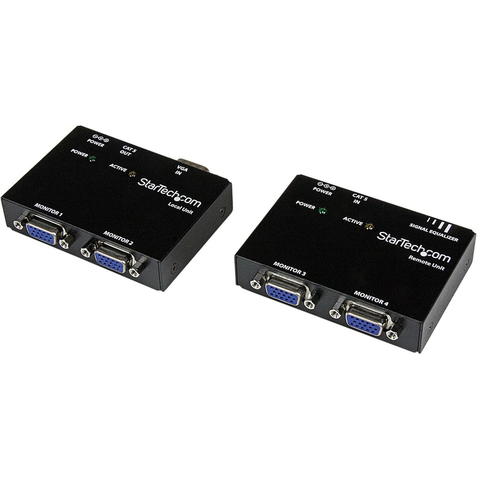 StarTech ST121UTP base local unit with two VGA outputs for dual displays.