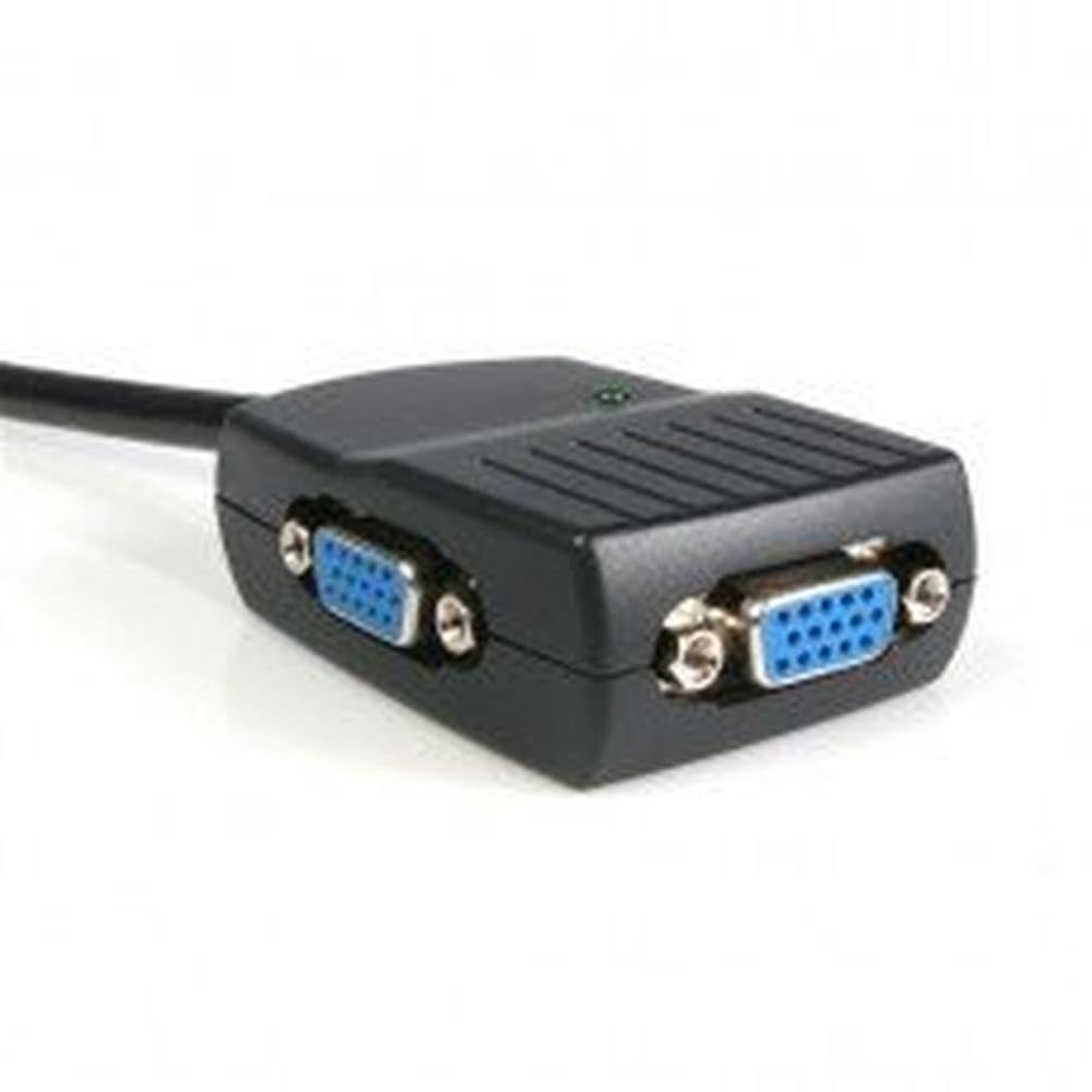StarTech ST122LE compact VGA splitter fits tight workspaces.