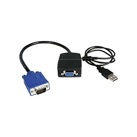 StarTech ST122LE USB-powered splitter runs without external power adapters.