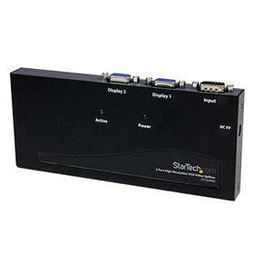 StarTech.com ST122PRO front panel showing power and LED status for reliable operation