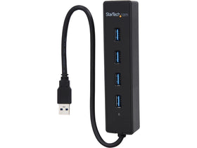 StarTech ST4300PBU3 built-in cable hub for portable use