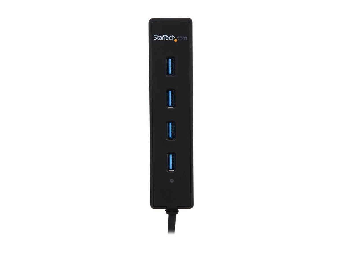 StarTech ST4300PBU3 four-port layout enables easy connections