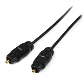 StarTech.com front connector showing secure Toslink fit and reliable signal