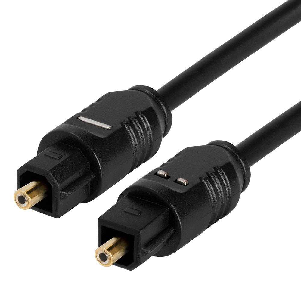 StarTech THINTOS6 6 ft Toslink cable ready for tight spaces, delivering clean digital audio.