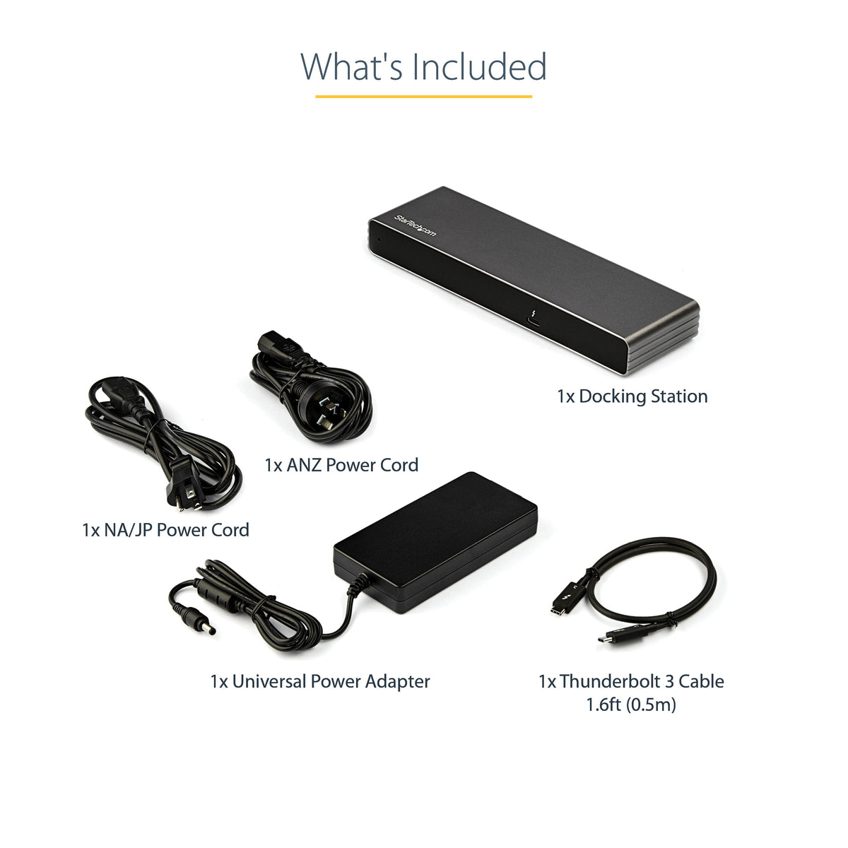 StarTech Thunderbolt 3 Dock driverless setup saves time during installation.