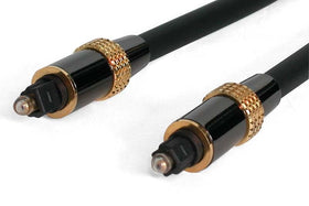 StarTech TOSLINK20 fiber optic construction reduces interference for clearer audio