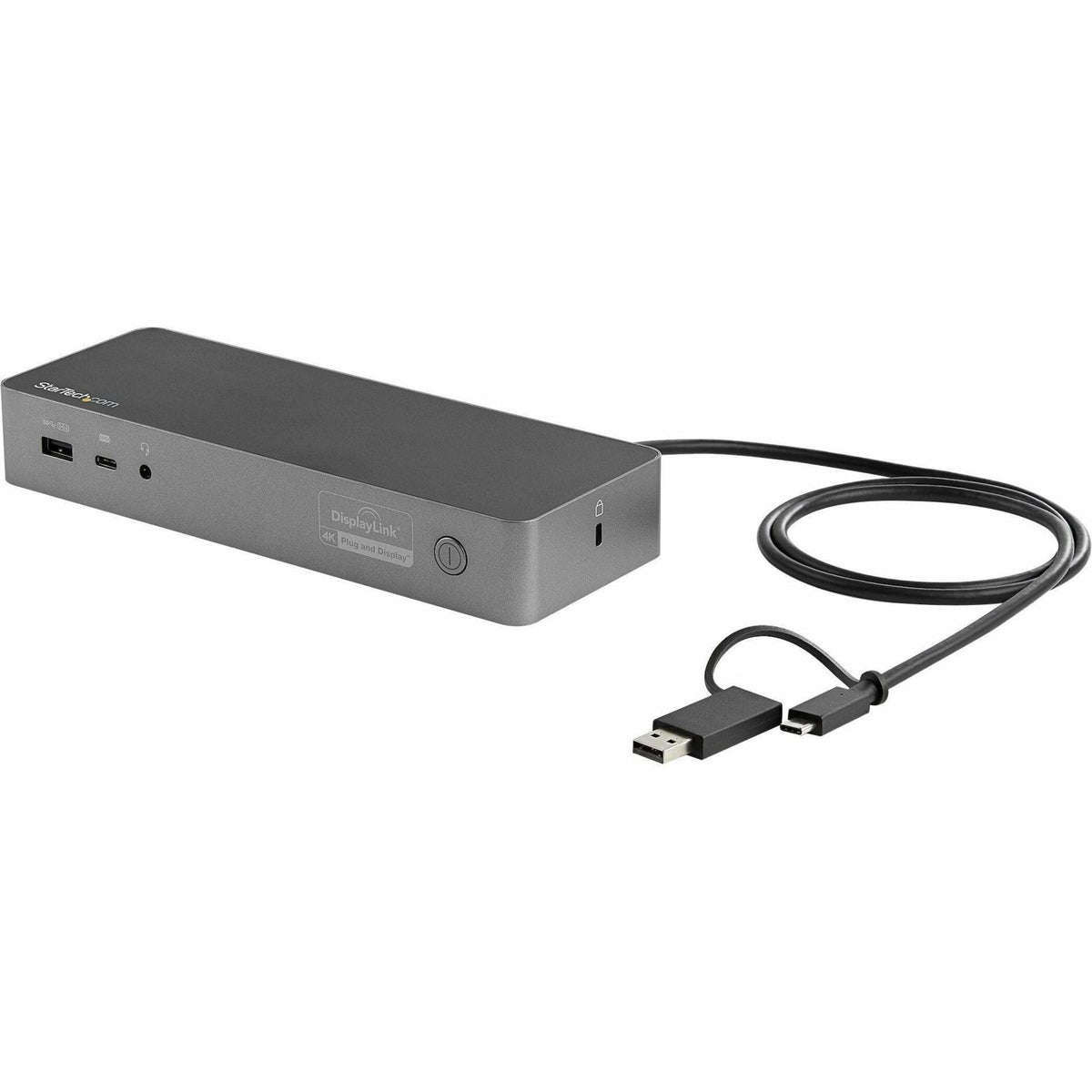 StarTech universal docking station with dual 4K outputs for multi-monitor setups.