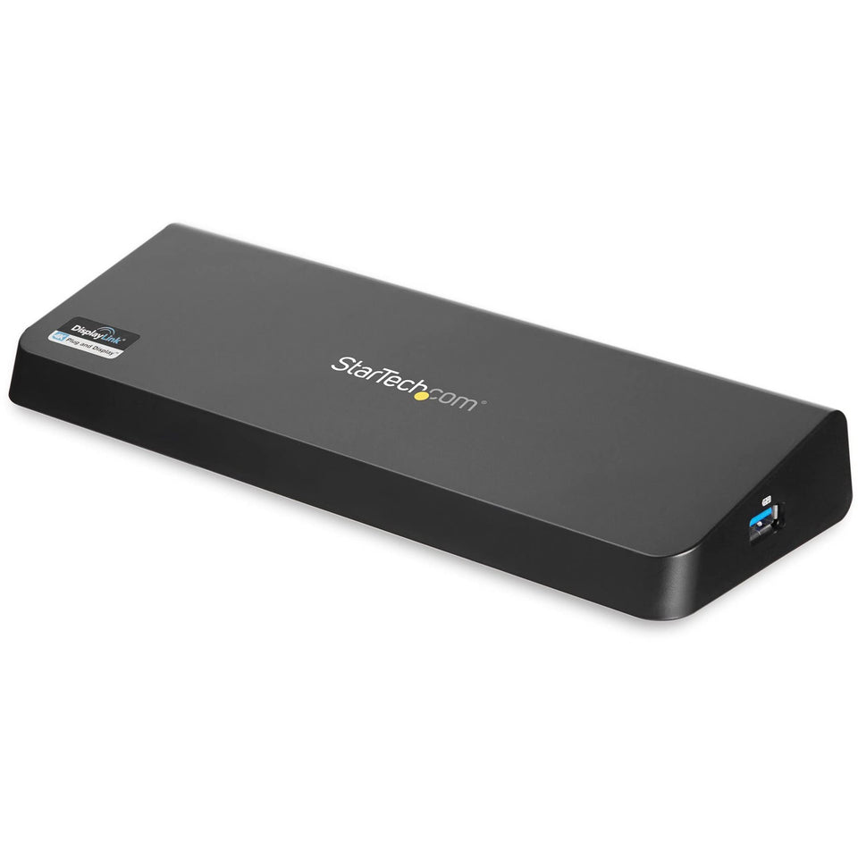 StarTech USB 3.0 Docking Station supports dual HDMI and DisplayPort for multitasking