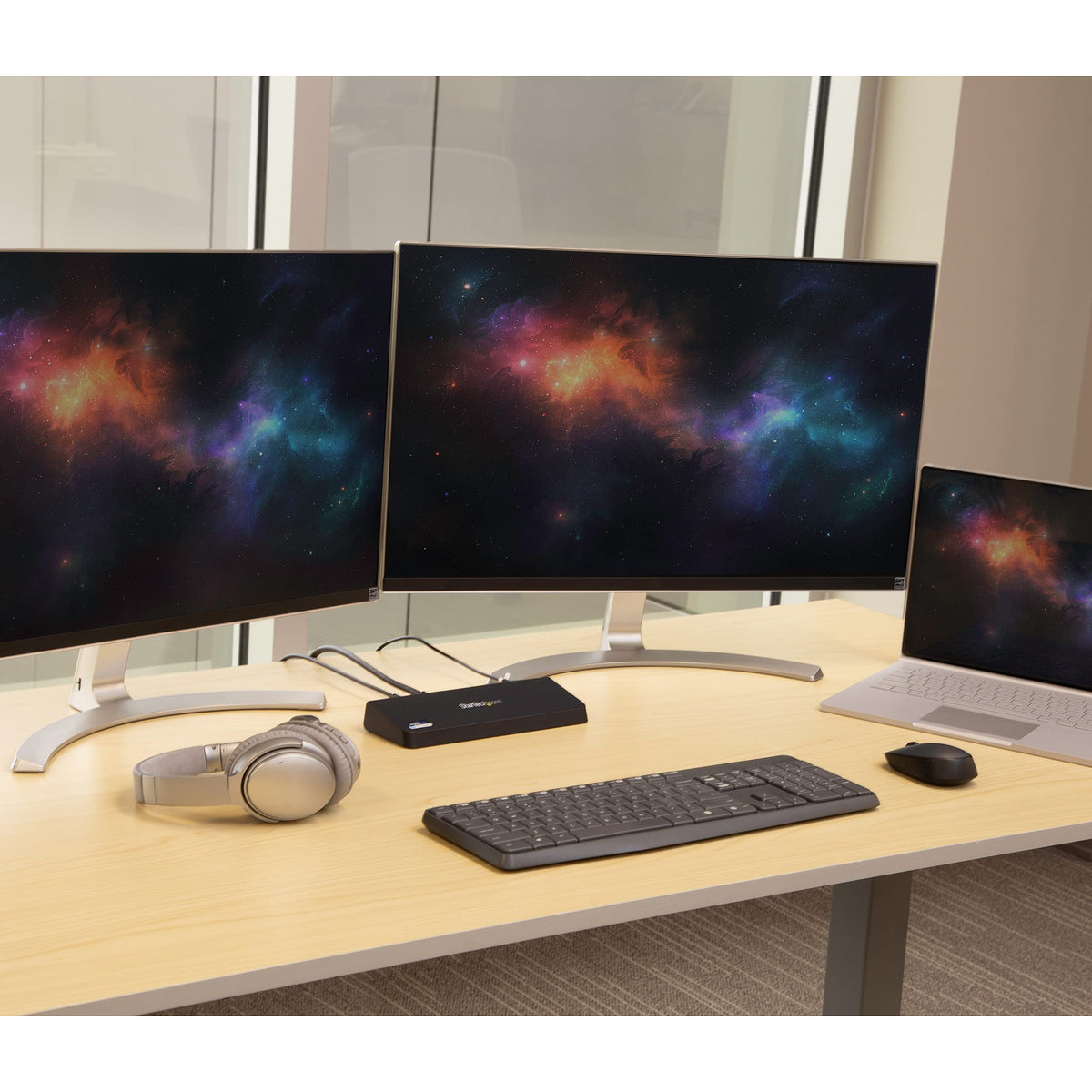 StarTech USB 3.0 Dock K-slot keeps the unit secure