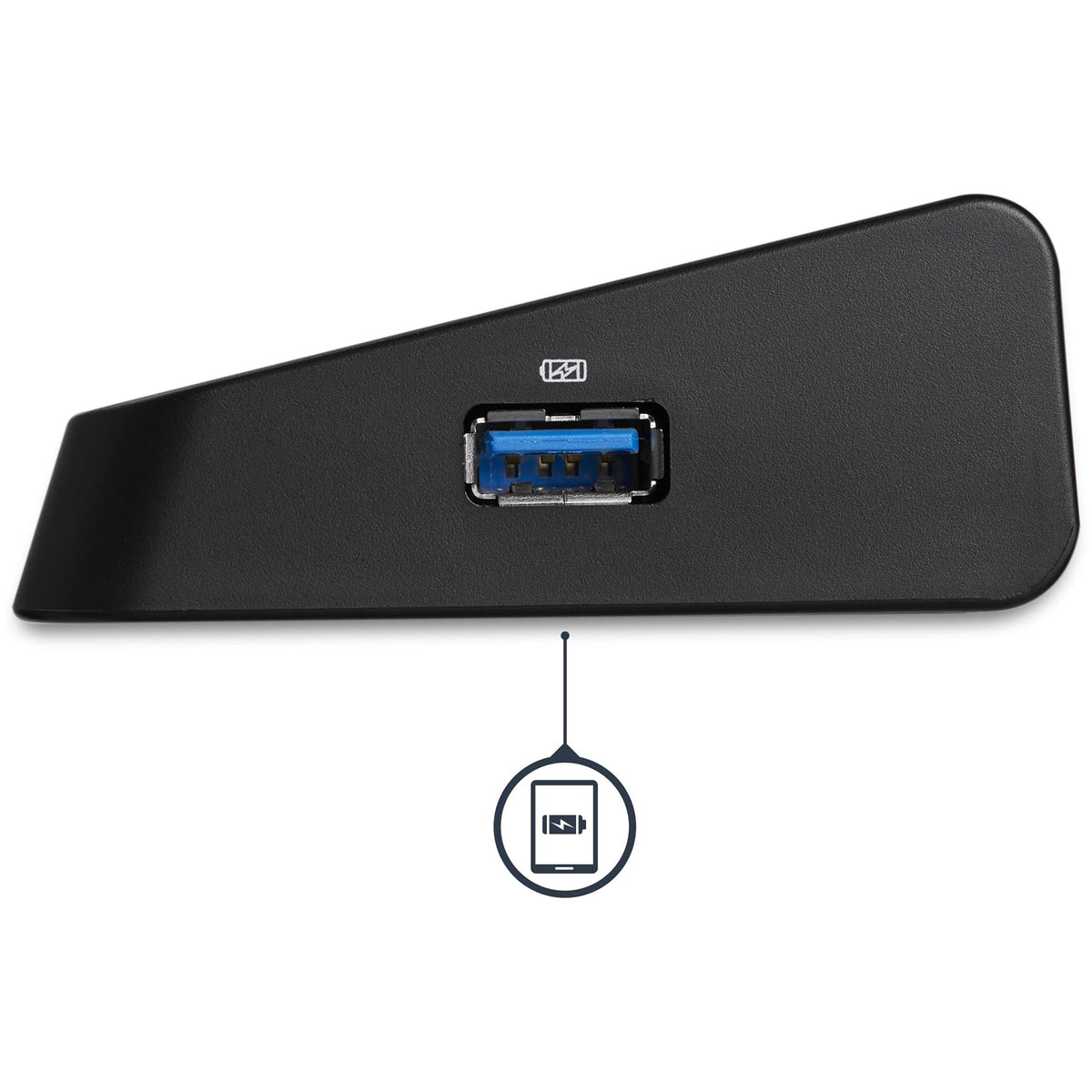 StarTech USB 3.0 Dock USB-A hub with fast-charge port for charging on the go