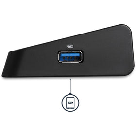 StarTech USB 3.0 Dock USB-A hub with fast-charge port for charging on the go