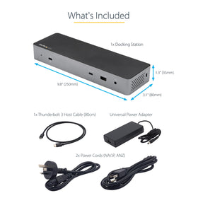 StarTech docking station DP and HDMI outputs for flexible displays