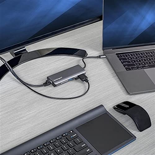 StarTech USB-C hub with USB-A 3.0 ports ideal for keyboard and mouse
