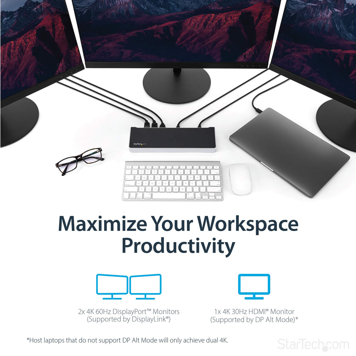 StarTech USB-C dock with 5K support for a single ultra-high-resolution display