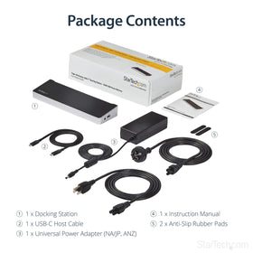 StarTech USB-C triple monitor dock IT management features help secure deployments