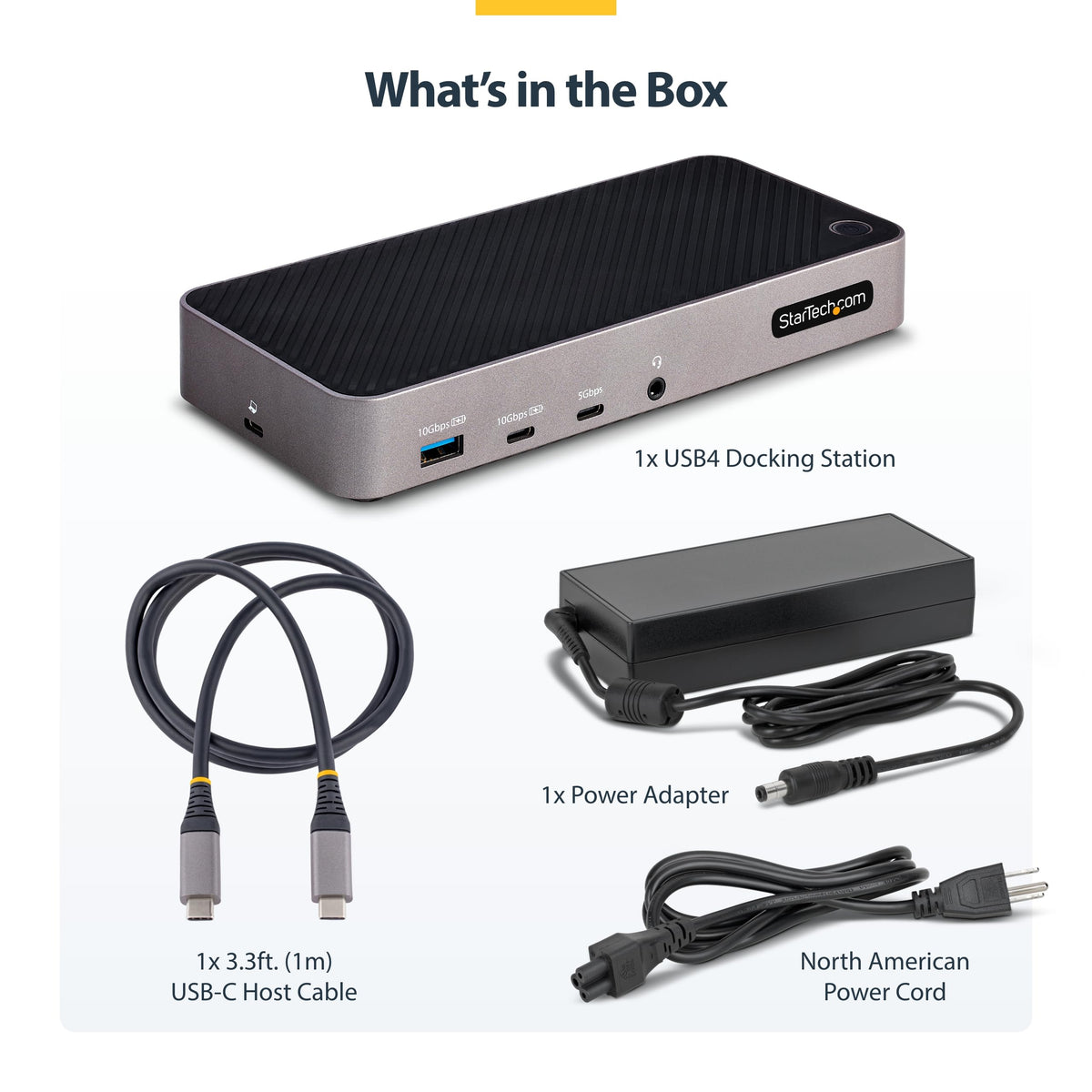 StarTech USB-C triple monitor dock with MacBook Pro showing multi-monitor setup.