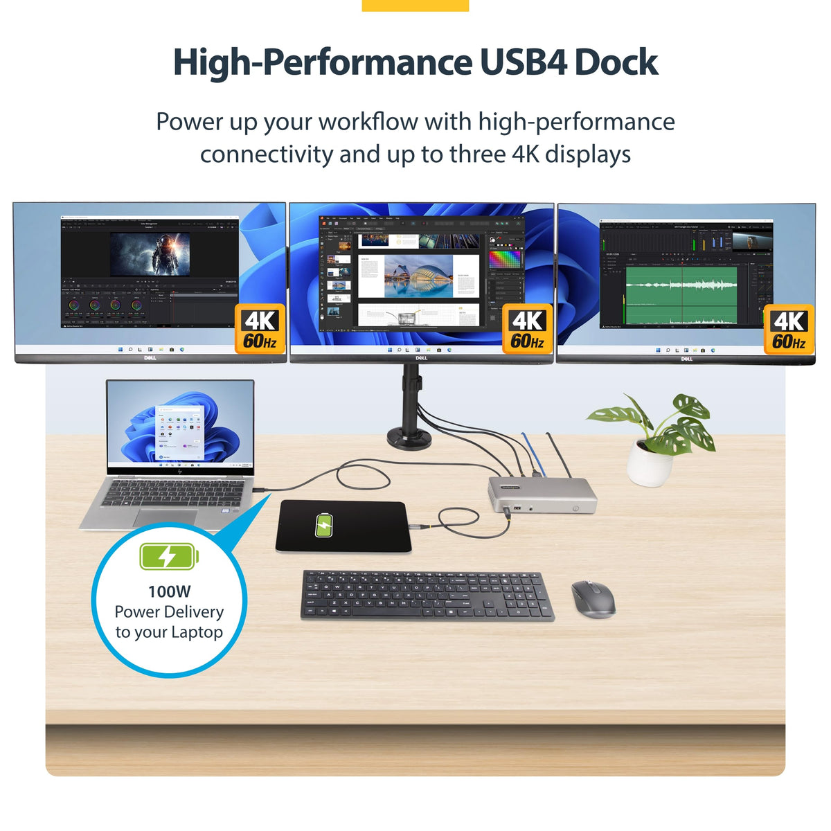 StarTech docking station provides 2.5GbE high-speed networking for fast data transfers.