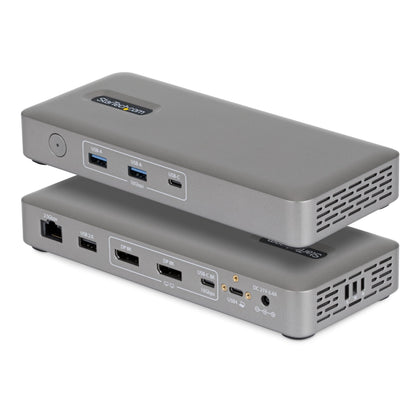 StarTech USB4 docking station front view showing accessible ports for easy setup