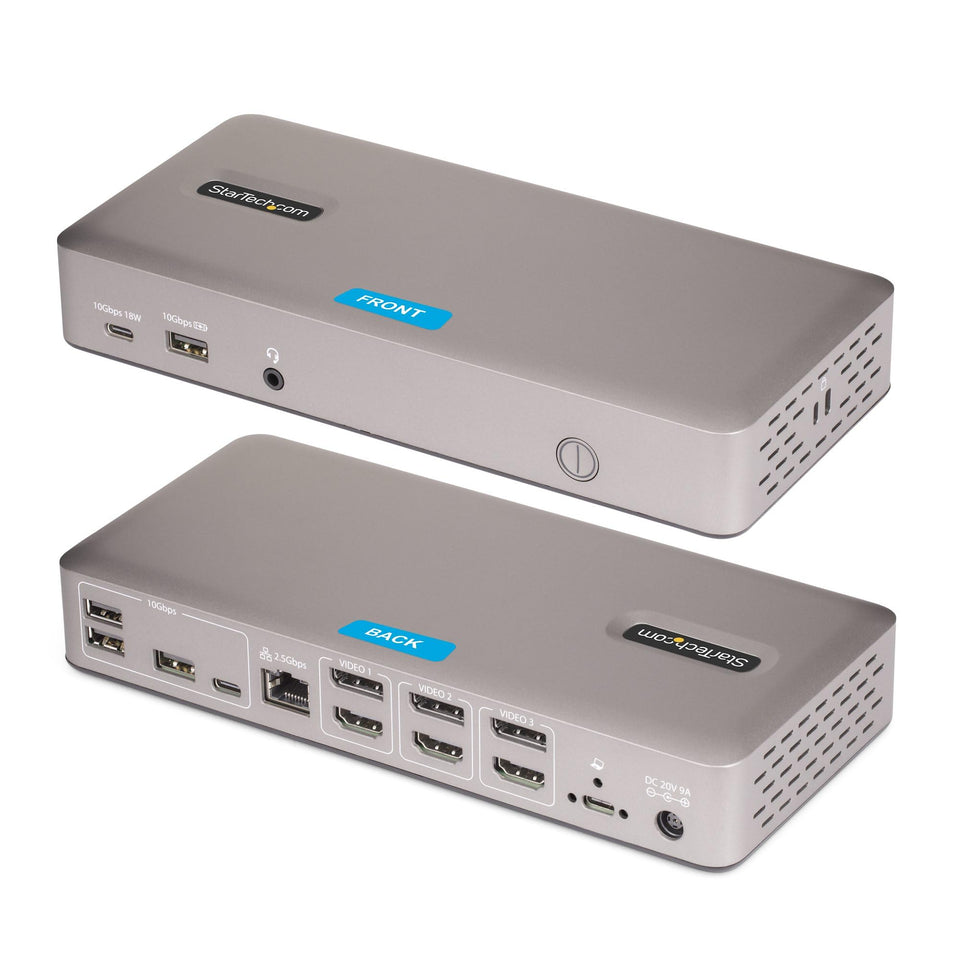 StarTech USB4 docking station with triple 4K60 outputs for multitasking.