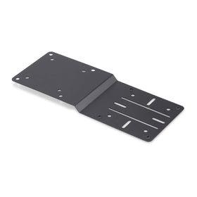 Four-cross-slot design enables mounting NUCs or thin clients without their brackets.