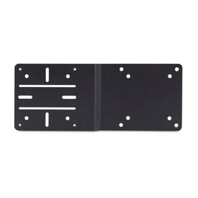 Two parallel slots support 40x40 docking stations for secure mounting.