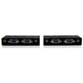 StarTech.com VGA extender remote receiver delivers video and audio over distance.