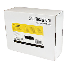StarTech.com Wall-mount bracket included for tidy installation.