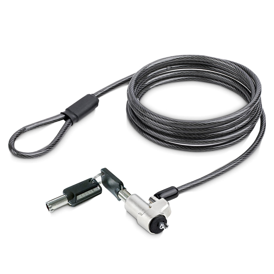 StarTech.com front view of wedge laptop lock showing compact design and quick security