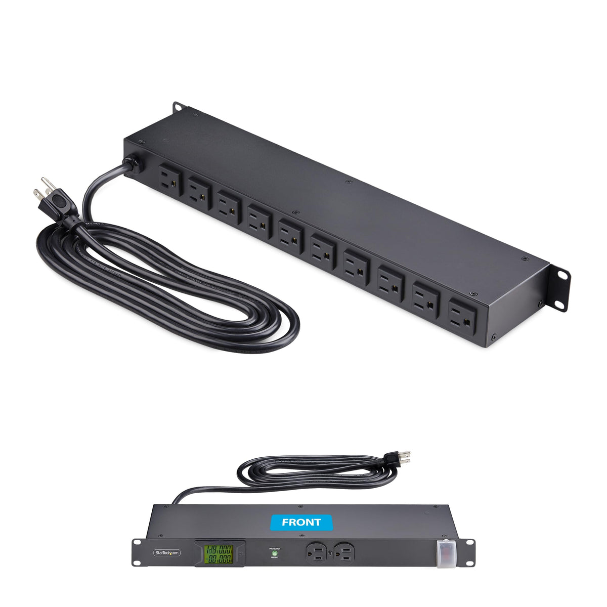 StarTech.com 1U rack mount back panel supports organized cabling